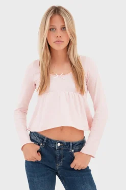 "Charlotte" top pink