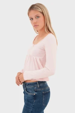 "Charlotte" top pink