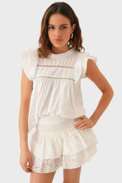 "Daydream" skirt white
