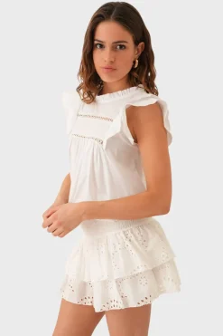 "Daydream" skirt white