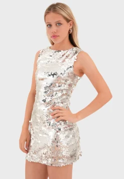 "Going out" dress silver