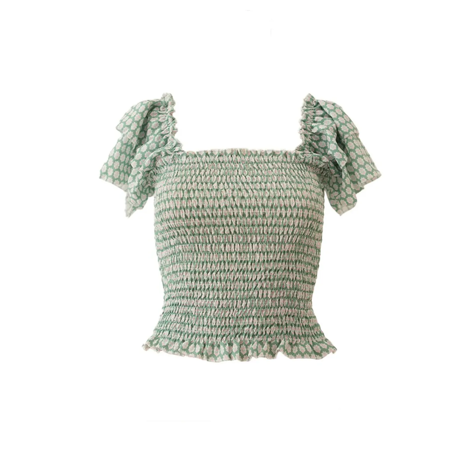 "Lagos" ruffle top