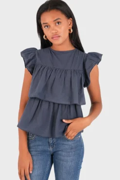 "Nova" blouse navy