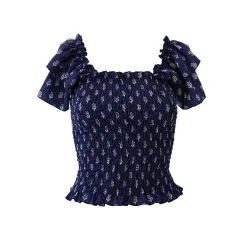 "Palma" ruffle top