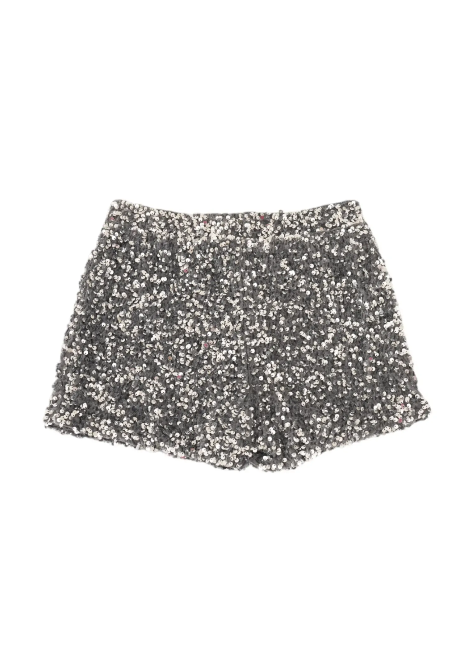 "Sparkle" shorts silver