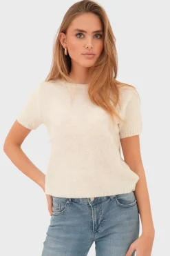 "Stella" sweater white