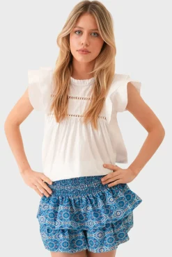 "Tulum" skirt blue